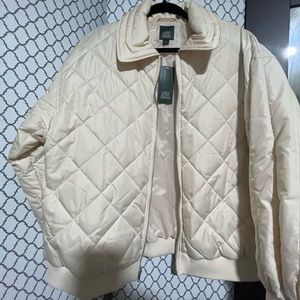 Brand new White bonnet jacket